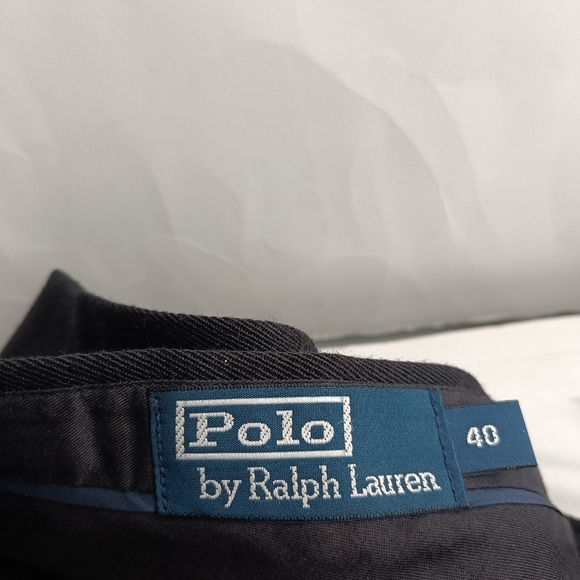 Ralph Lauren Equestrian men’s suede knees luxury pants Italy new display sz 40 - Picture 3 of 11